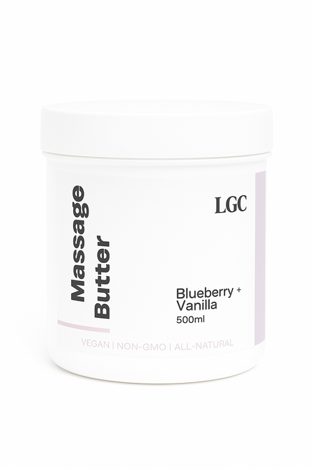 PROFESSIONAL TREATMENTS BY LGC — Massage Butter (Shea & Cacao, Blueberry–Vanilla) | 500 ml